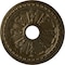 Ekena Millwork Raymond Ceiling Medallion (Fits Canopies up to 5 1/8"), 18 1/8"OD 3 5/8"ID x 1 1/8"P, Brass CM18RABRS - alternate 1